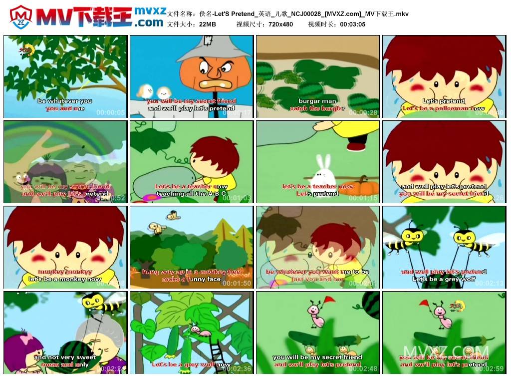 佚名-Let'S Pretend_英语_儿歌_NCJ00028